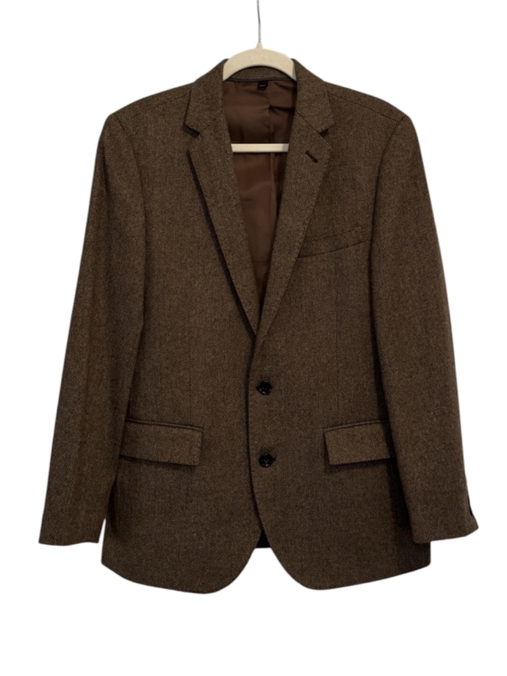 J. Crew Brown Herringbone Sport Coat